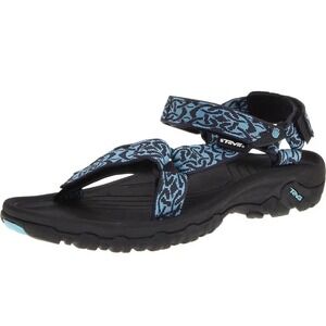 Teva Terra Fi 2 Sandals Womens 8 Blue Black Paisley Strappy Hiking